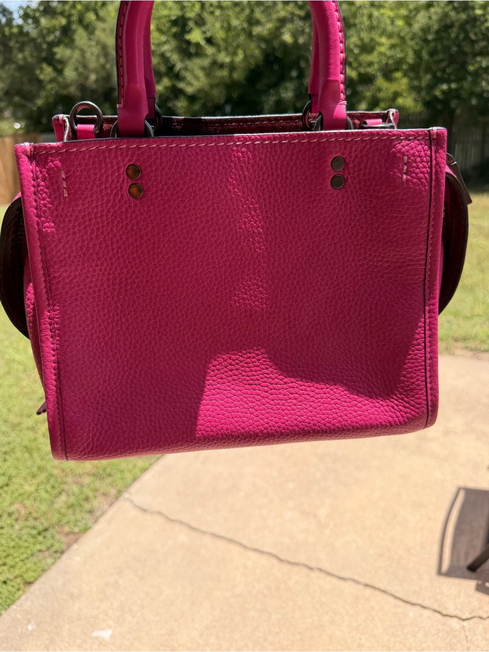 Coach Rogue 25 Fuchsia - Picture 4 of 14